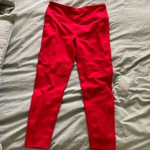 Red Workout Leggings